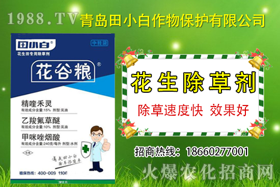 花生田雜草種類多，花生除草劑怎么選？花生除草用藥推薦！