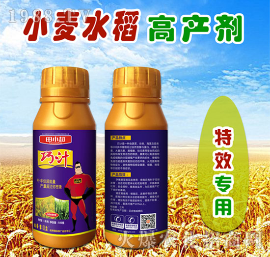 小麥水稻高產(chǎn)劑-巧計(jì)-田小超