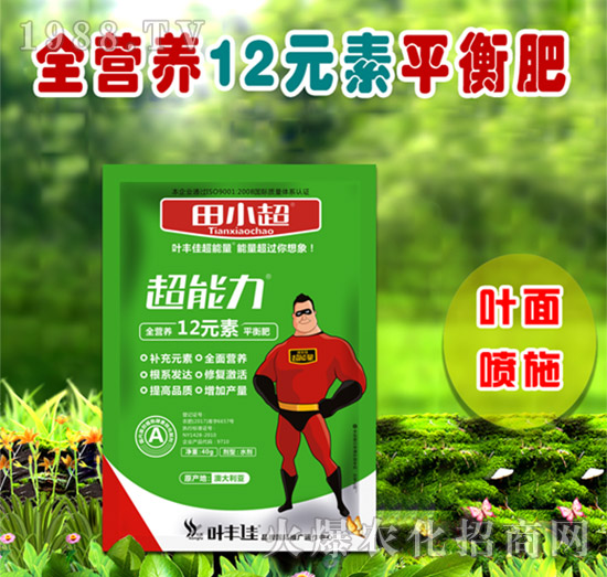 全營養(yǎng)12元素平衡肥-田小超超能力