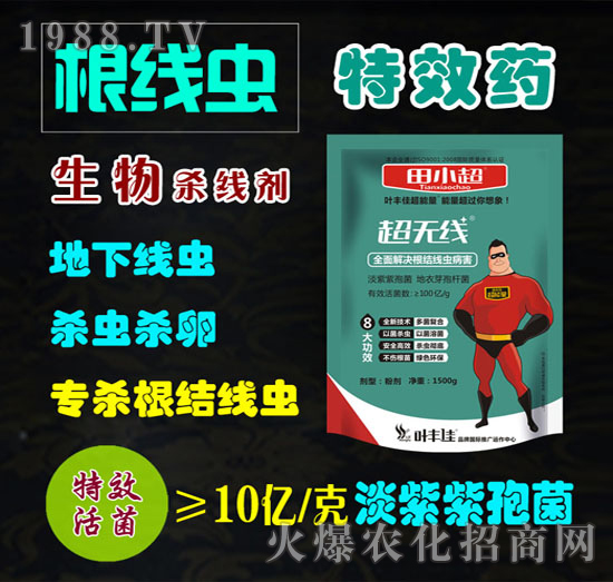 根結(jié)線蟲藥生物殺線劑-超無線-田小超