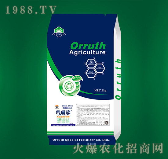 平衡型大量元素水溶肥20-20-20+TE-奧睿施