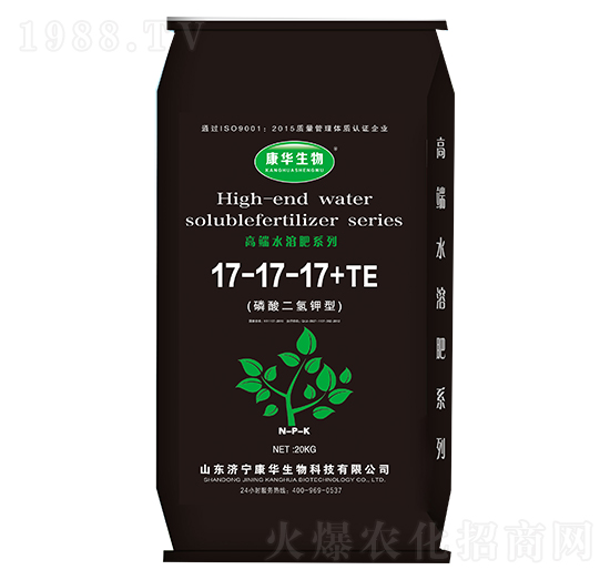 磷酸二氫鉀型水溶肥17-17-17+TE-康華生物
