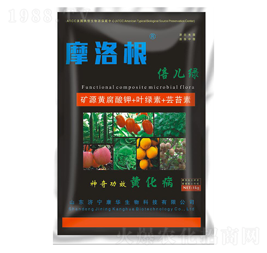 礦源黃腐酸鉀+葉綠素+蕓苔素-倍兒綠-康華生物