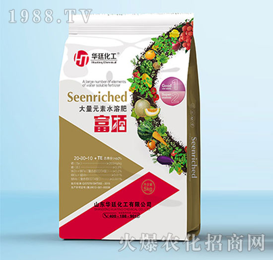 高磷型大量元素水溶肥-富硒20-30-10+TE-華廷化工