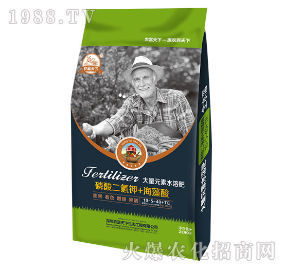 20kg大量元素水溶肥10-5-40+TE-農(nóng)富天下
