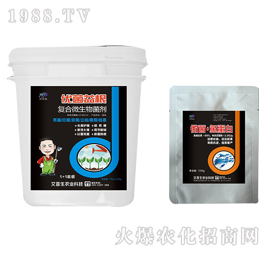 復(fù)合微生物菌劑-優(yōu)菌益根+微菌魚(yú)蛋白-艾普生