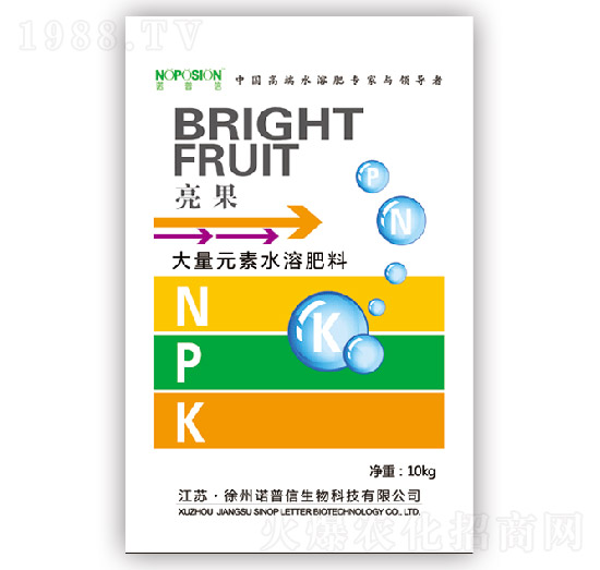 大量元素水溶肥-亮果-諾普信