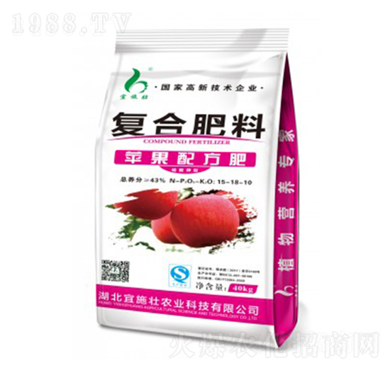 蘋(píng)果配方復(fù)合肥15-18-10-宜施壯