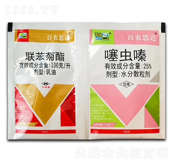 10%聯(lián)苯菊酯乳油+25%噻蟲嗪水分散粒劑-百農(nóng)思達(dá)