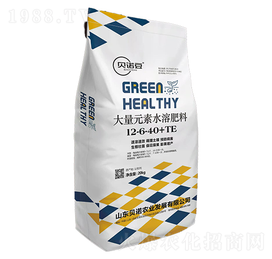 大量元素水溶肥料12-6-40+TE-貝諾豆-貝諾