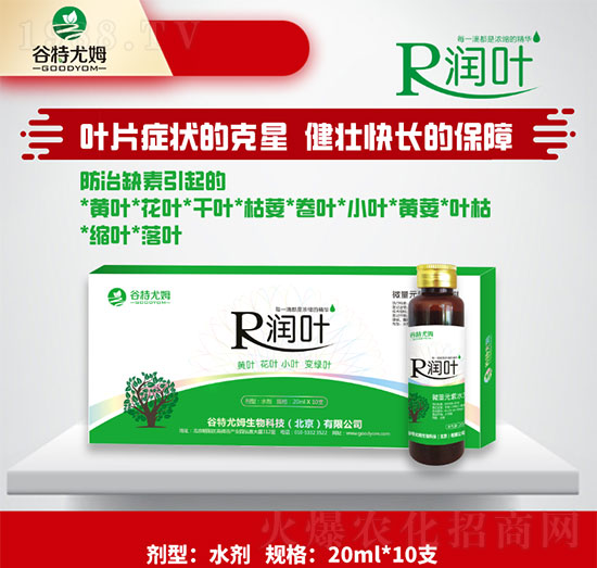 潤(rùn)葉-黃葉、花葉、小葉變綠葉-谷特尤姆