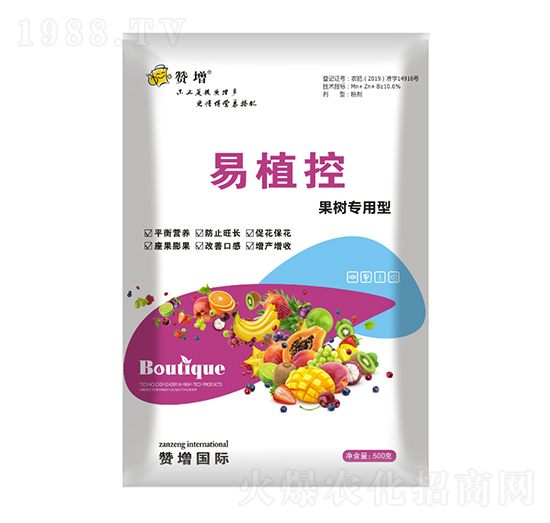 果樹(shù)專(zhuān)用肥 易植控 贊增