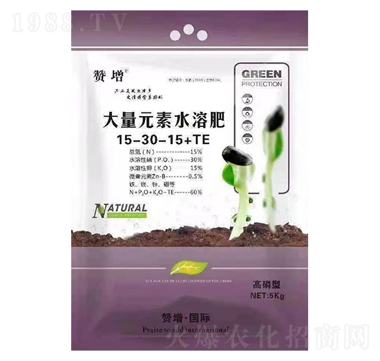 �����ʹ���Ԫ��ˮ�ܷ�15-30-15+TE ٝ��