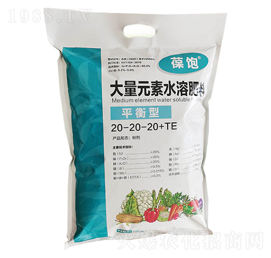 平衡型大量元素水溶肥料20-20-20+TE-葆飽-田公子農業(yè)