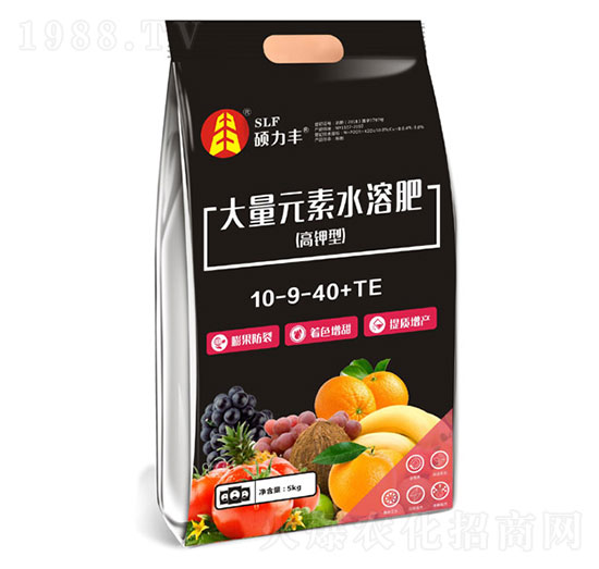 大量元素水溶肥10-9-40+TE-碩力豐生物