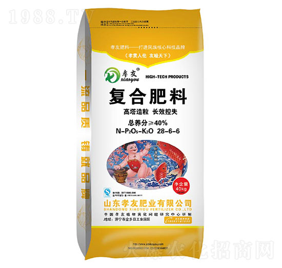 高塔造粒復合肥料28-6-6-孝友