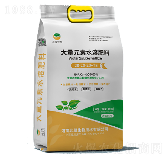 大量元素水溶肥料20-20-20+TE-北鯤生物