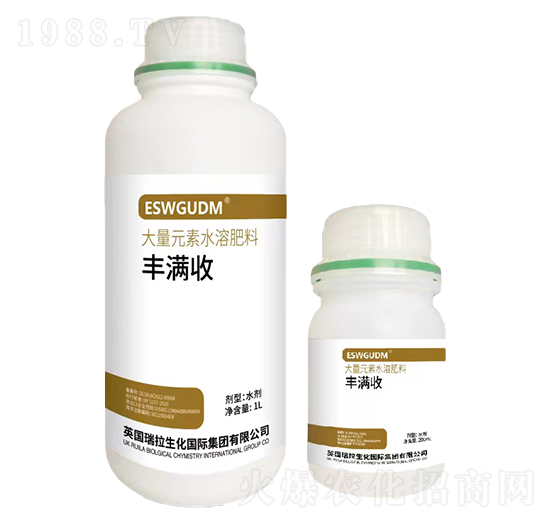 豐滿收大量元素水溶肥料-ESWGUDM-瑞拉生化