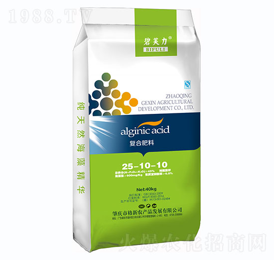 海藻型復合肥料25-10-10-碧芙力-格新農業(yè)