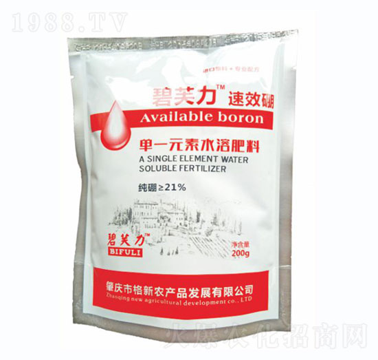 單一元素水溶肥料-碧芙力21%硼-格新農業(yè)