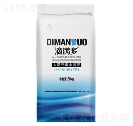 滴滿(mǎn)多顆粒水溶肥15-05-35+TE-禾迪