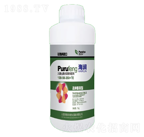 大量元素水溶肥料100-50-350+TE-海潤(rùn)-普潤(rùn)豐