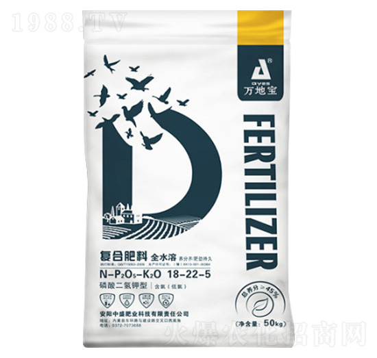 小麥專用磷酸二氫鉀型復(fù)合肥料18-22-5-萬(wàn)地寶-農(nóng)富天下