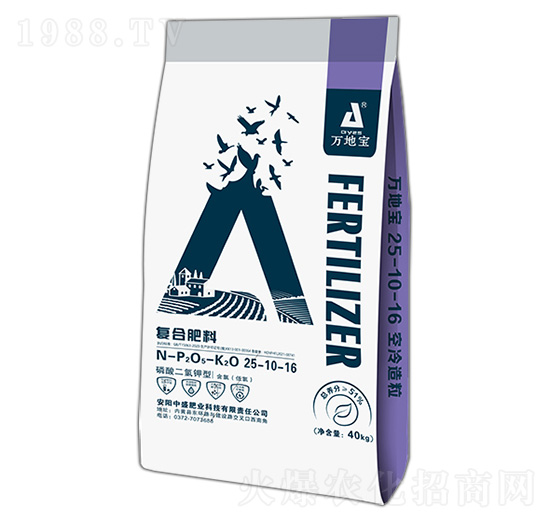 磷酸二氫鉀型高塔復合肥料25-10-16-萬地寶-農(nóng)富天下