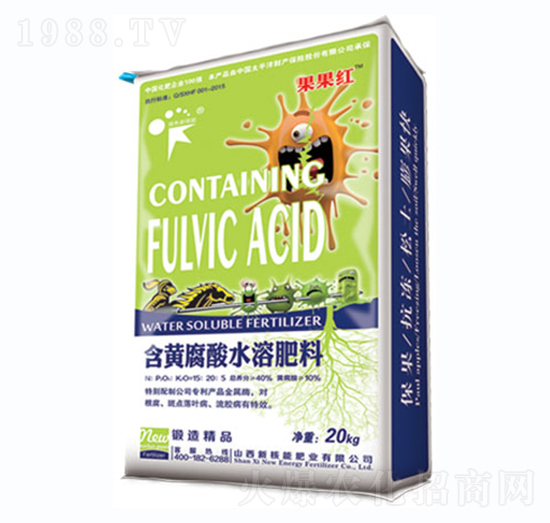 含黃腐酸水溶肥料（防根腐、斑點落葉、流膠?。?新核能