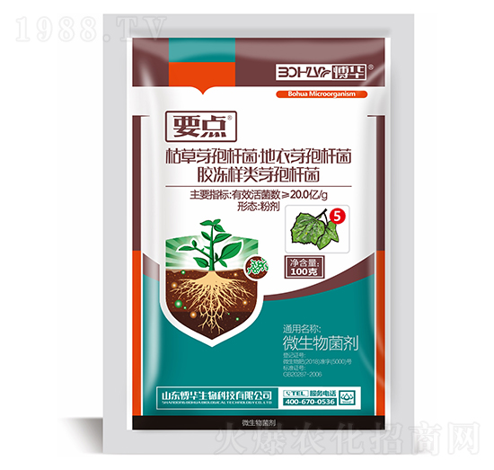 20.0億每克枯草芽孢桿菌粉劑-要點(diǎn)5號(hào)-韓農(nóng)