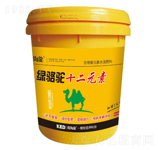綠駱駝十二元素桶肥-得海龍-康恩地