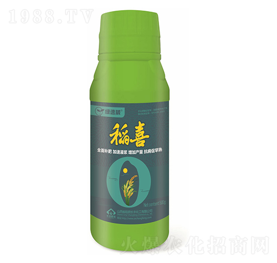 500g稻喜葉面肥-綠速葳-長豐化工