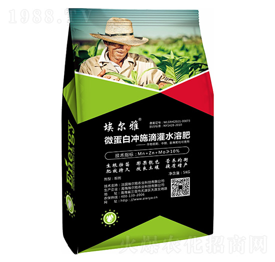 微蛋白沖施滴灌水溶肥-埃爾雅