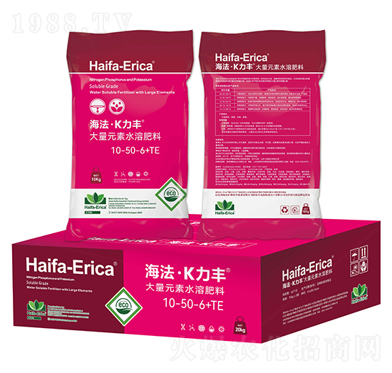 大量元素水溶肥料10-50-6+TE-海法·K力豐-海鯨