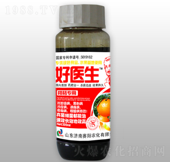 300ml柑桔專用抑菌調節(jié)劑-好醫(yī)生-賽陽農(nóng)化