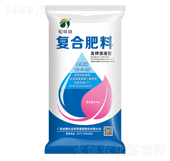 高鉀清液型復(fù)合肥15-5-25-金穗生態(tài)