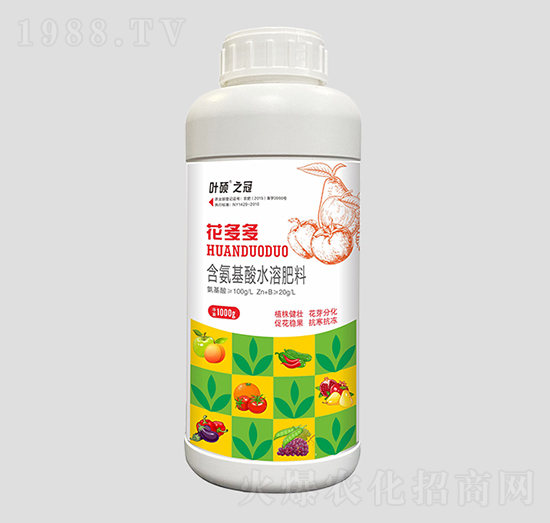 花多多含氨基酸水溶肥料-葉碩之冠-湯姆生生物