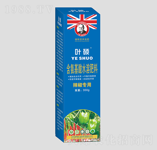辣椒專用葉面肥-葉碩-湯姆生生物