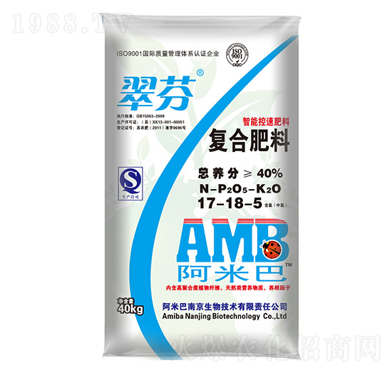 復合肥料17-18-5-翠芳-百陽墾