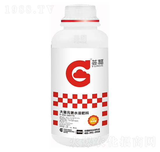高鉀型大量元素水溶肥料0-400-580+TE-蕓格