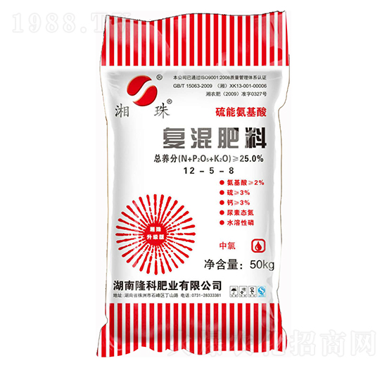 硫能氨基酸復合肥12-5-8-隆科農(nóng)資