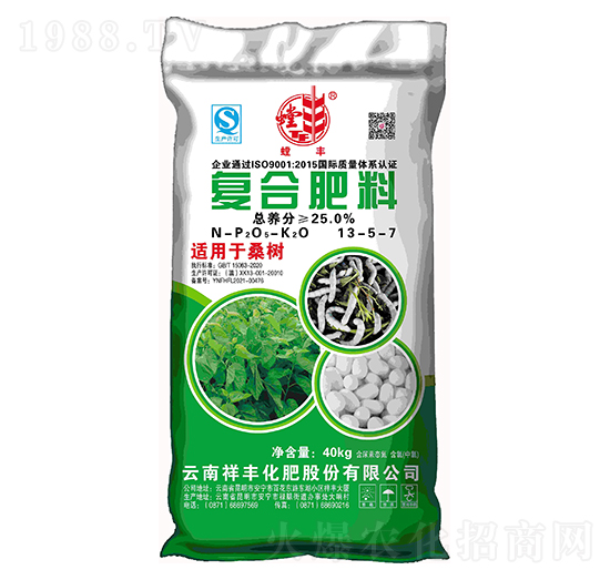 桑樹適用復(fù)合肥料13-5-7-螳豐-祥豐石化