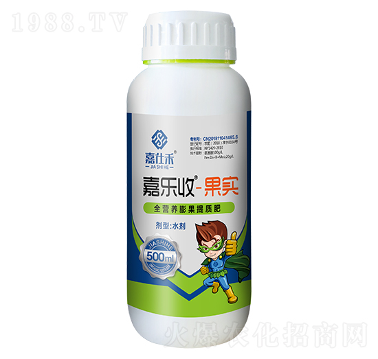 500ml全營養(yǎng)膨果提質(zhì)肥-嘉樂收·果實(shí)-嘉仕禾