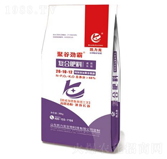 復(fù)合肥料26-10-12-聚谷勁霸-凱力龍