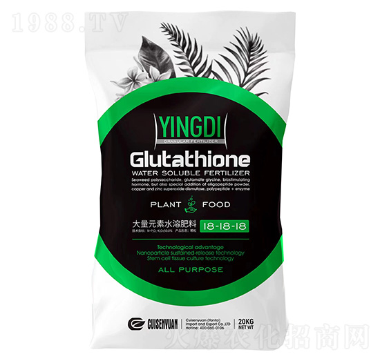 顆粒型大量元素水溶肥18-18-18+TE-英敵-萃森元