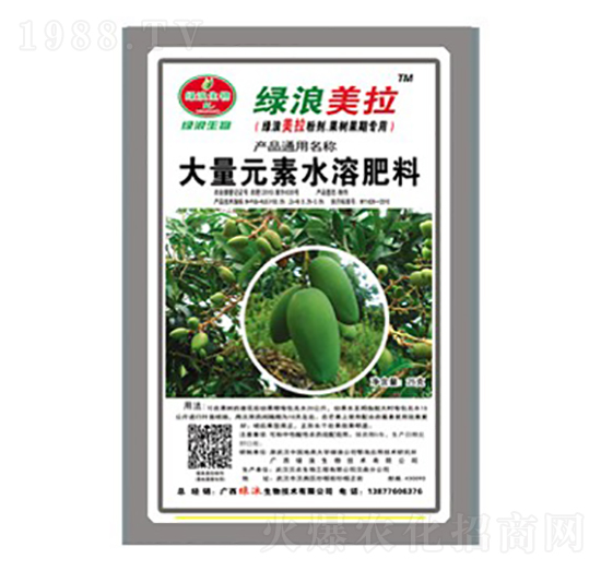 果樹(shù)果期專(zhuān)用大量元素水溶肥料-綠浪美拉-綠浪生物