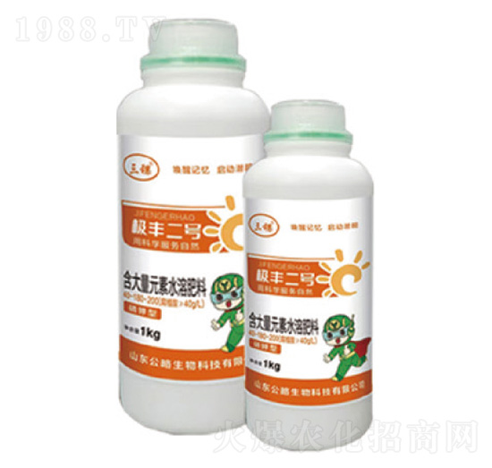 磷鉀型含大量元素水溶肥料-極豐二號(hào)-三稞-公略生物
