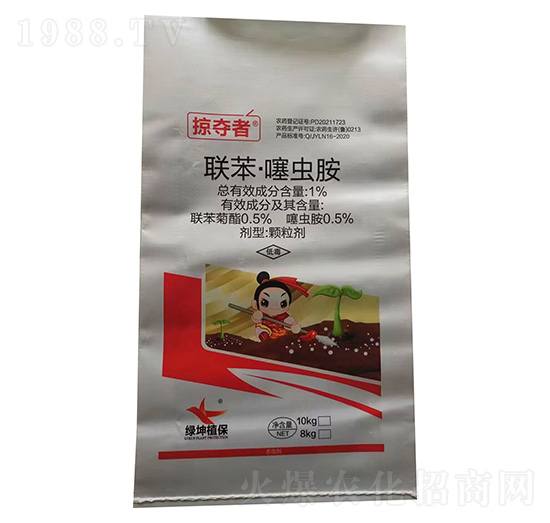 1%聯(lián)苯·噻蟲(chóng)胺顆粒劑-掠奪者-綠坤生物