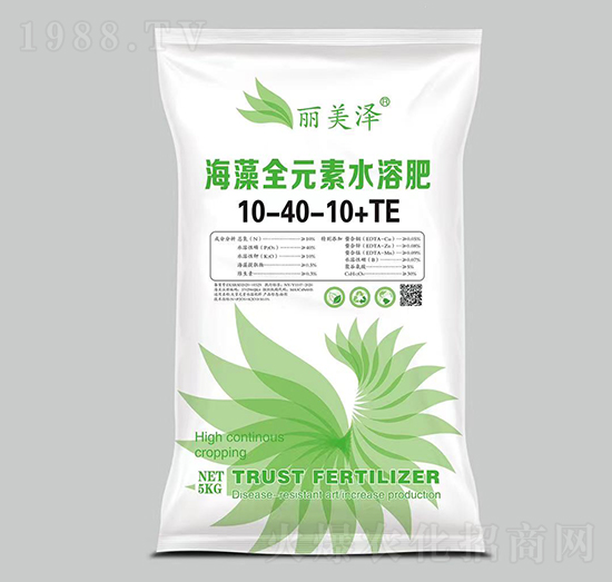 海藻全元素水溶肥10-40-10+TE-中農恒大