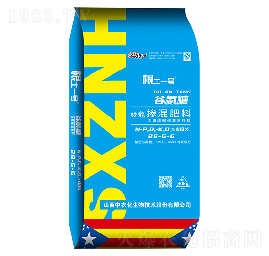 谷氨糖功能摻混肥料28-6-6-根土一號-中農(nóng)化
